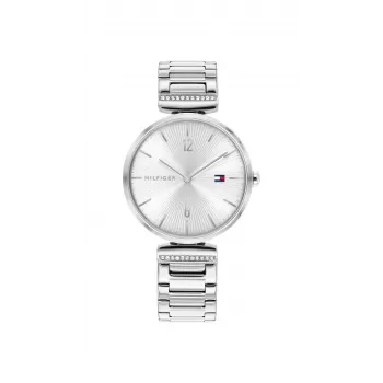 Tommy Hilfiger sieviešu Blake kvarca pulkstenis 32mm sudraba nerūsējošā tērauda siets