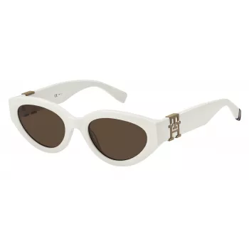 TOMMY HILFIGER sieviešu pilota saulesbrilles TH-1957-S-SZJ | Havana rāmis, brūns gradienta lēcas 54/21/140 mm