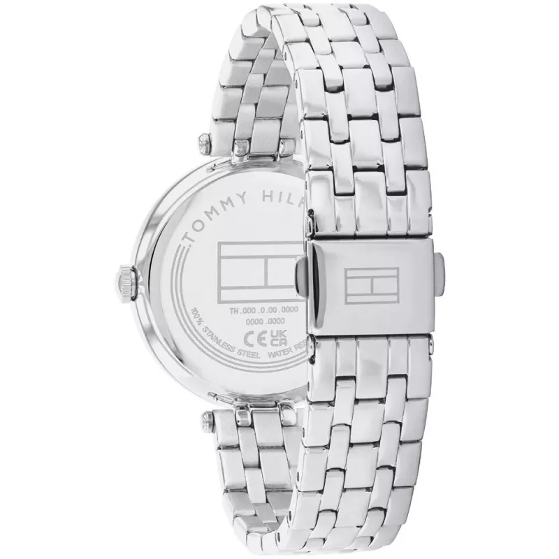 Tommy Hilfiger Sieviešu Pippa kvarca analogais pulkstenis 34mm nerūsējošais tērauds rozā zelta tonī