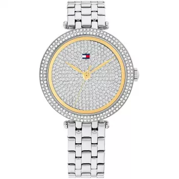 Tommy Hilfiger Sieviešu Pippa kvarca analogais pulkstenis 34mm nerūsējošais tērauds rozā zelta tonī