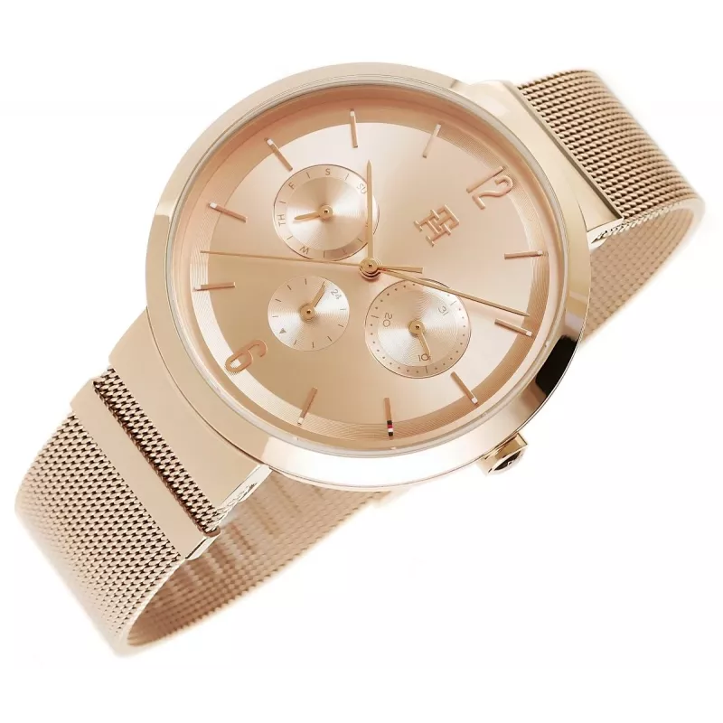 Tommy Hilfiger sieviešu Pippa kvarca pulkstenis 1782538 40mm sudraba nerūsējošais tērauds