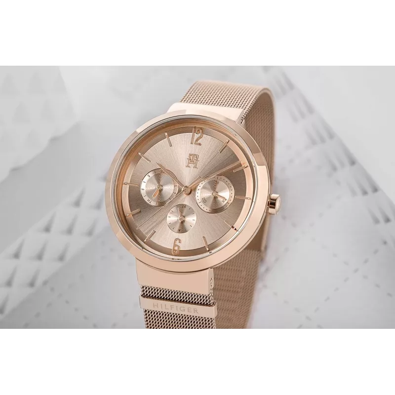Tommy Hilfiger sieviešu Pippa kvarca pulkstenis 1782538 40mm sudraba nerūsējošais tērauds