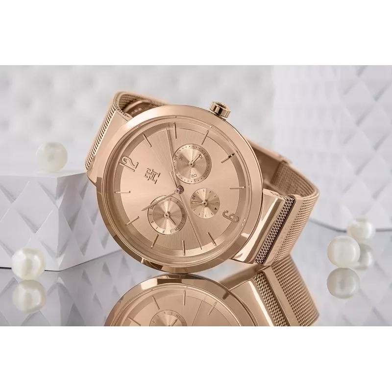 Tommy Hilfiger sieviešu Pippa kvarca pulkstenis 1782538 40mm sudraba nerūsējošais tērauds
