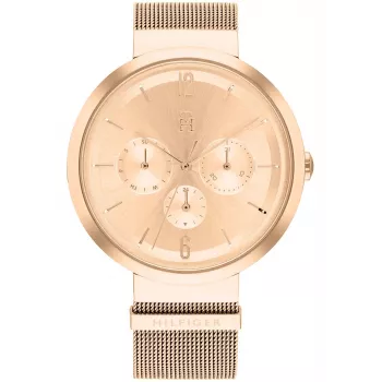 Tommy Hilfiger sieviešu Pippa kvarca pulkstenis 1782538 40mm sudraba nerūsējošais tērauds