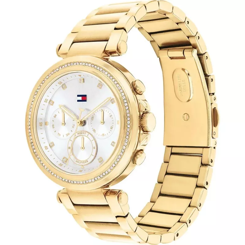 Tommy Hilfiger sieviešu Pippa kvarca pulkstenis 1782703 38mm divkrāsu nerūsējošais tērauds