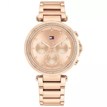 Tommy Hilfiger Sieviešu Pippa kvarca pulkstenis 1782705 38mm Sudraba nerūsējošais tērauds
