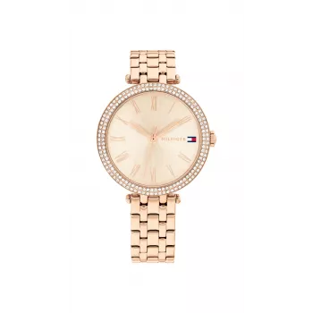 Tommy Hilfiger Sieviešu Pippa kvarca pulkstenis 1782721 34mm sudraba nerūsējošais tērauds