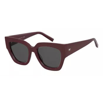 TOMMY HILFIGER Sieviešu saulesbrilles TH-2223-S-LHF 53/19/140 mm Melns Acetāts Pelēks Polikarbonāts UV400