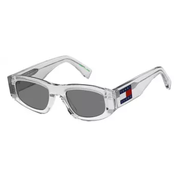 Tommy Jeans Unisex Saulesbrilles TJ-0087-S-900 (52/22/150 mm) Melnas
