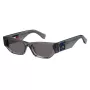 TOMMY JEANS Sieviešu saulesbrilles TJ-0093-S-KB7 - Melns rāmis, Pelēkas lēcas, 55/18/145 mm
