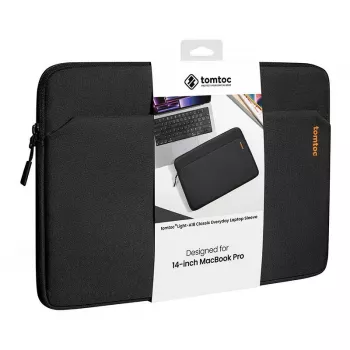 Tomtoc Light-A18 14 inch Laptop Sleeve (Black)
