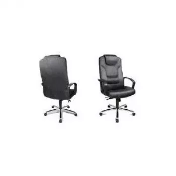 Topstar Comfort Point 50 izpilddirektora biroja krēsls, mikrošķiedras polsterējums, hromēts pamats, melns 7819 TA3
