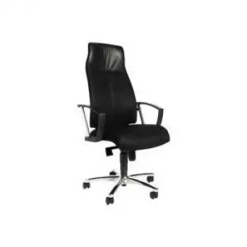 Topstar High Sit up biroja grozāmpkrēsls, melns, fiksēti A1 roku balsti, 480x460x440-520 mm SU39A-BG0