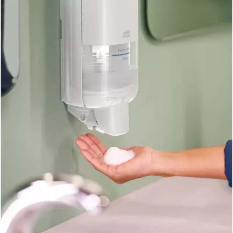Tork S4 ziepju un dezinfekcijas līdzekļa dozators, balts