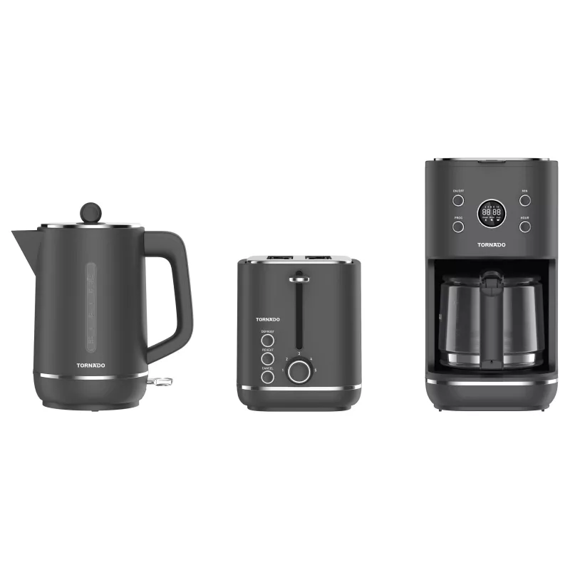 TORNADO TKE-01328-GS retro elektriskā tējkanna, 1,7 L, 2200 W, bēša