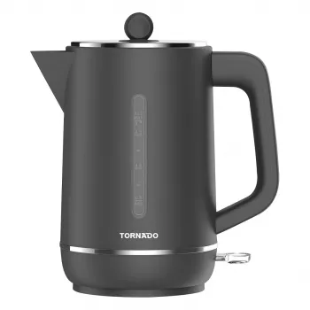 TORNADO TKE-01328-GS retro elektriskā tējkanna, 1,7 L, 2200 W, bēša