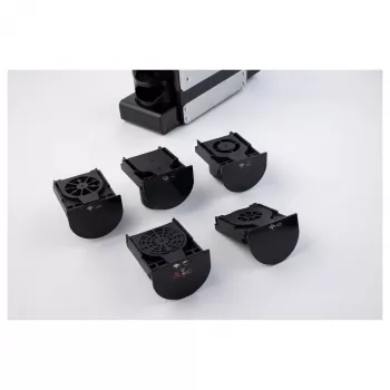 TORNADO TST-550-GS 7-in-1 kafijas automāts (15 bāri, automātiskais piena putotājs, 1,2 L ūdens tvertne, melns/sudrabs)