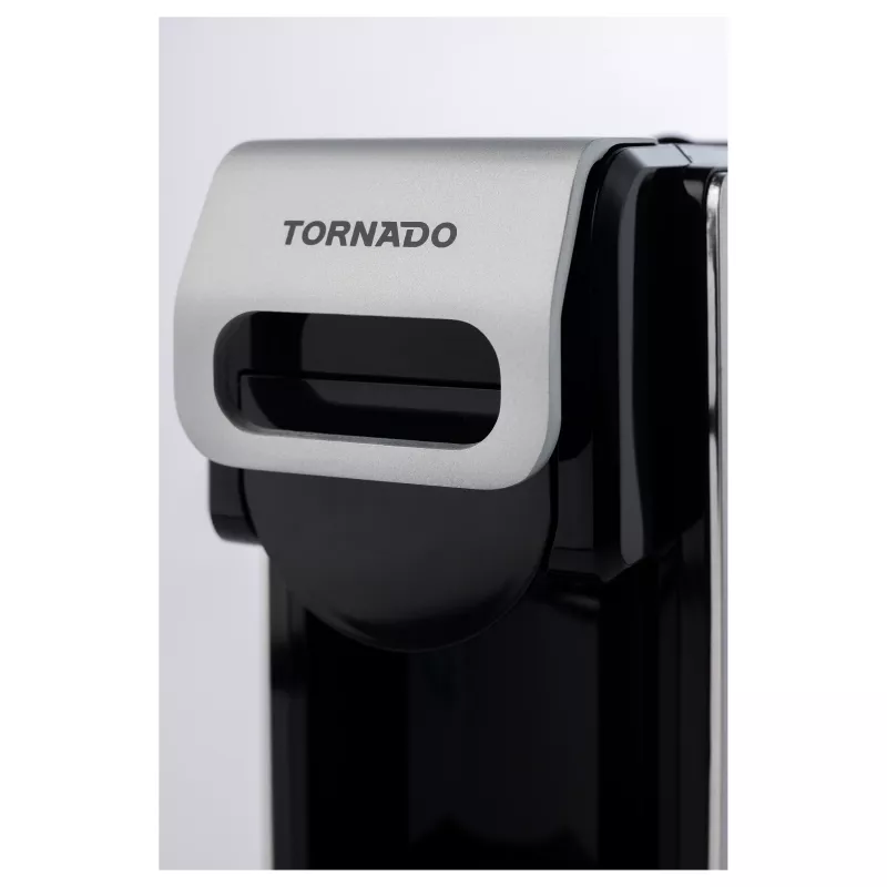 TORNADO TST-550-GS 7-in-1 kafijas automāts (15 bāri, automātiskais piena putotājs, 1,2 L ūdens tvertne, melns/sudrabs)