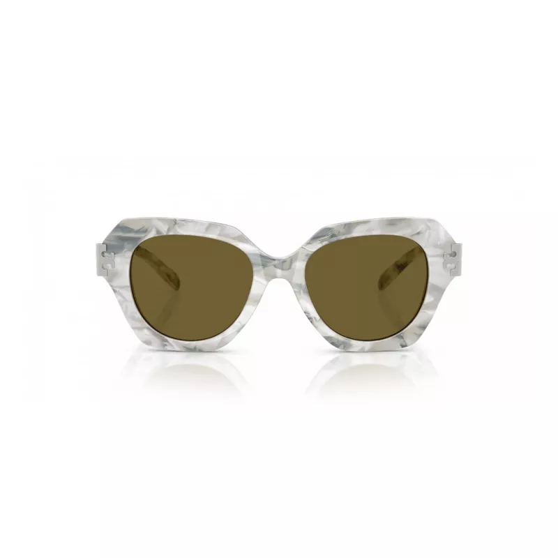 Tory Burch TY7215U 318473 Sieviešu saulesbrilles - Tumši Havana, Brūns gradients, 51mm