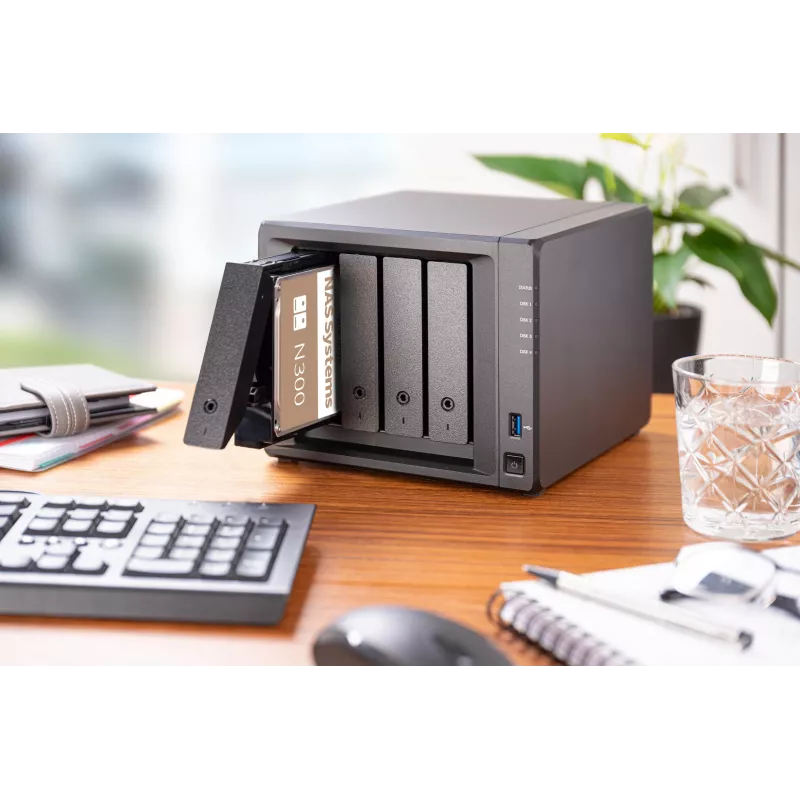 Toshiba N300 NAS 4TB iekšējais cietais disks 3,5 inch SATA 6Gb/s 7200RPM 128MB kešatmiņa