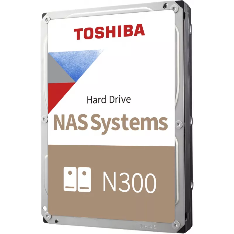 Toshiba N300 NAS 4TB iekšējais cietais disks 3,5 inch SATA 6Gb/s 7200RPM 128MB kešatmiņa