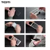 TOTI PREMIUM 3D rūdīta stikla ekrāna aizsargs pilnam pārklājumam Samsung Galaxy S25 Ultra