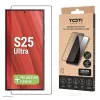 TOTI PREMIUM 3D rūdīta stikla ekrāna aizsargs pilnam pārklājumam Samsung Galaxy S25 Ultra