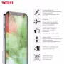TOTI Rūdīta stikla 2D ekrāna aizsargs pilnam pārklājumam iPhone 17/16 Pro caurspīdīgs