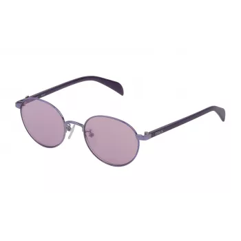 TOUS STO393-5008RB Saulesbrilles Sieviete Brūna Havana Acetāts Kvadrātveida Rāmis UV400
