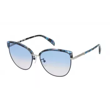 TOUS Women's Sunglasses STO436570SN9 Havana Brown Acetate Frame Brown Gradient Lens 57mm