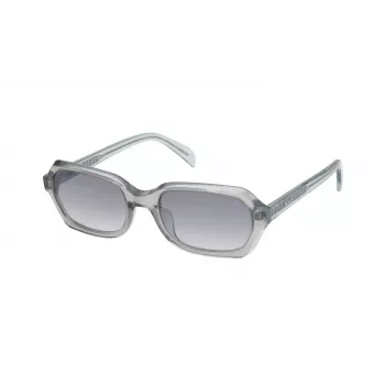 TOUS Sieviešu saulesbrilles STOB44-5409RM Butterfly Cat-Eye Acetāta rāmis Melns Roze Zelts Spoguļlēcas 54mm