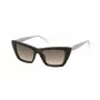 TOUS Sieviešu saulesbrilles STOB45-5401AY - Taisnstūra acetāta rāmis, gradienta pelēkas lēcas, UV400 aizsardzība
