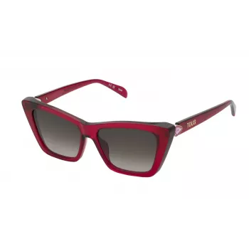 TOUS Sieviešu Saulesbrilles STOB82S540AFD Brūna Havana Acetāta Rāmis Brūna Gradienta Lēcas 54/15/135 mm