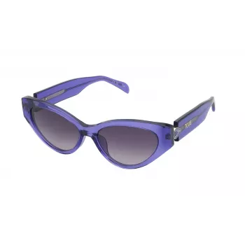 TOUS sieviešu saulesbrilles STOB84S5506LA Havana acetāta kvadrātveida rāmis ar brūniem gradienta lēcām UV400