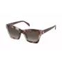 TOUS Sieviešu saulesbrilles STOC17-520Z02 Havana Acetāts Kvadrātveida Rāmis Brūnas Gradienta Lēcas 52/20/140 mm