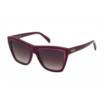 TOUS Women STOC25V5408LA Saulesbrilles Havana Acetāts Butterfly Cat Eye 54mm