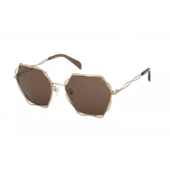 TOUS Sieviešu Saulesbrilles STO445-57300K Brūna Havana Ģeometrisks Pilns Rāmis