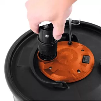 TOYA 72928 Pelnu putekļsūcējs 1200 W 20 L Nerūsējošais tērauds