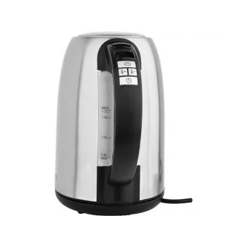 TOYA LUND 68194 elektriskā tējkanna 2200 W 1,7 L nerūsējošais tērauds sudraba/melna