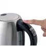 TOYA LUND 68194 elektriskā tējkanna 2200 W 1,7 L nerūsējošais tērauds sudraba/melna
