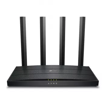 TP-Link Archer AX18 Wi-Fi 6 Dual-Band Gigabit bezvadu maršrutētājs (AX1800, 4x Gigabit LAN, Melns)