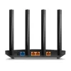 TP-Link Archer AX18 Wi-Fi 6 Dual-Band Gigabit bezvadu maršrutētājs (AX1800, 4x Gigabit LAN, Melns)