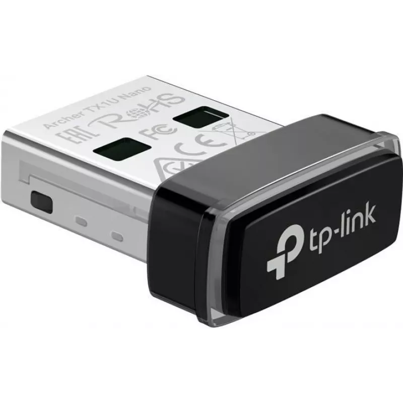 TP-Link Archer TX1U Nano AX300 Wi-Fi 6 USB Adapter ar iekšējām antenām, USB 2.0