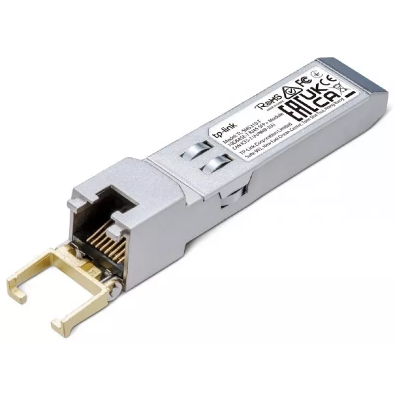 TP-Link Omada SM5310-T optiskās šķiedras pārveidotājs RJ45 SFP+