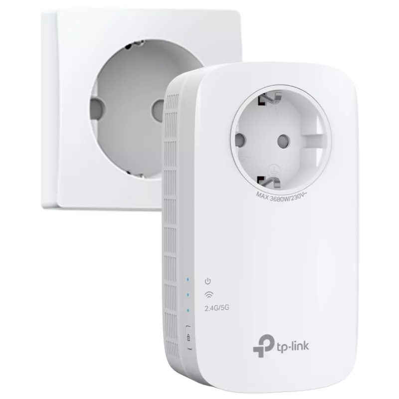 TP-LINK RE660X Divjoslu Wi-Fi 6 diapazona paplašinātājs, 2.4 GHz un 5 GHz, 802.11ax
