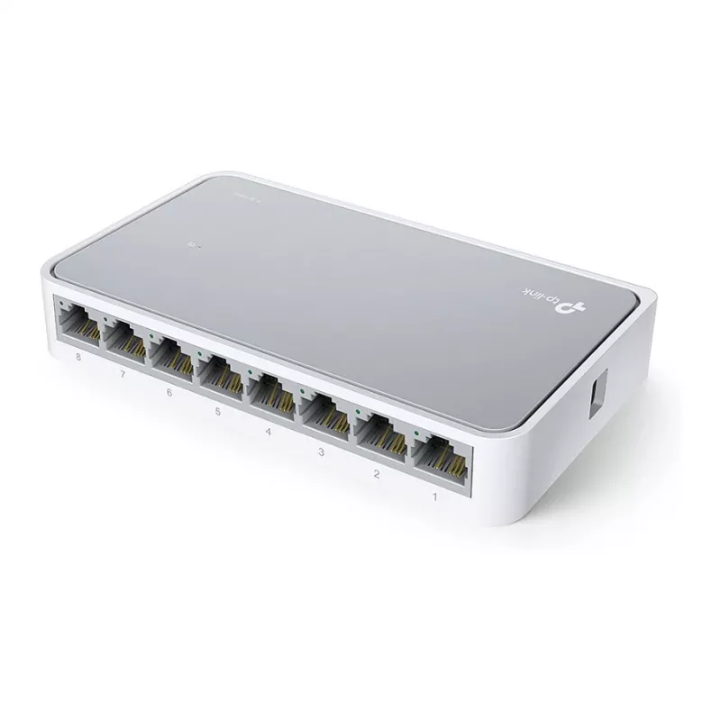 TP-Link TL-SF1008D V12.4 8 portu 10/100Mbps Fast Ethernet galda komutators