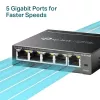 TP-LINK TL-SG105E(UN) Managed L2 Gigabit Ethernet Switch, 5 Porti, 10/100/1000 Mbps