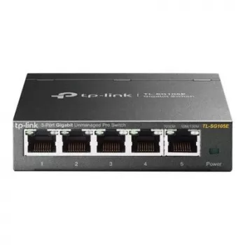 TP-LINK TL-SG105E(UN) Managed L2 Gigabit Ethernet Switch, 5 Porti, 10/100/1000 Mbps