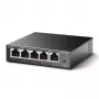 TP-Link TL-SG105S 5 portu gigabitu galddatora komutators, metāla korpuss, v5.0