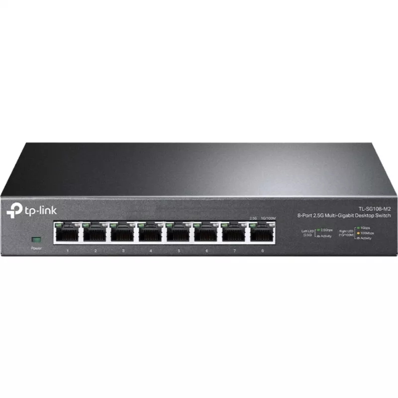 TP-Link TL-SG108-M2 V3.0 8 portu 2.5G Multi-Gigabit nepārvaldāms slēdzis